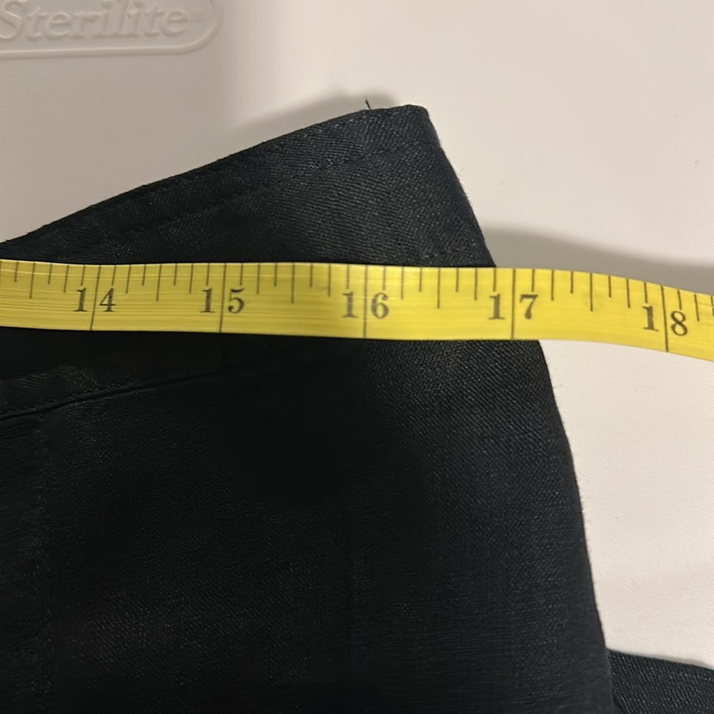 Black linen skirt - Picture 13 of 14